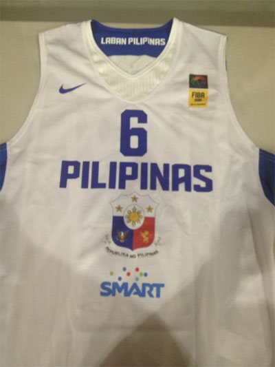 Smart Gilas Jersey for FIBA Asia Cup 