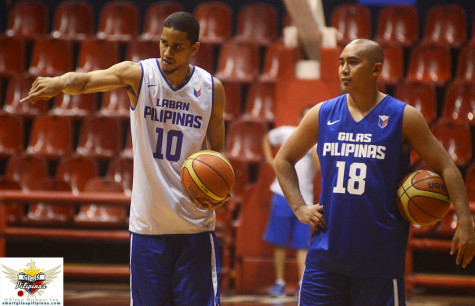 Gabe Norwood and Paul Lee for Gilas Pilipinas