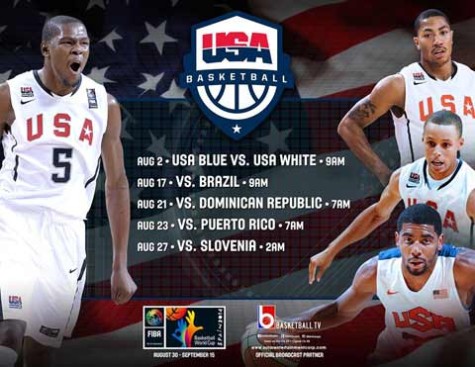 USA Basketball Training Camp TV Schedule