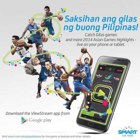 Watch Gilas Pilipinas Games Live and more Asian Games Highlights on your Phone
