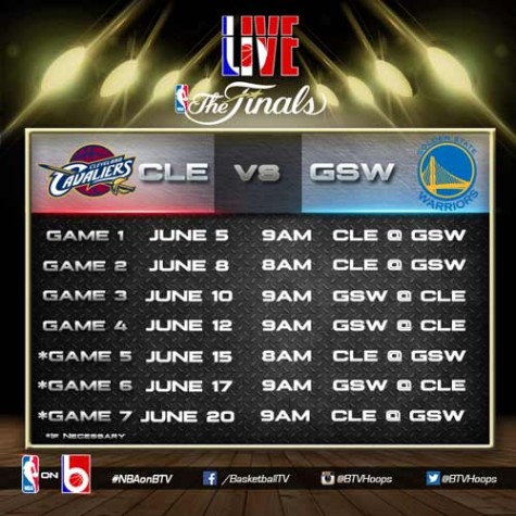 NBA Finals Schedule 2015