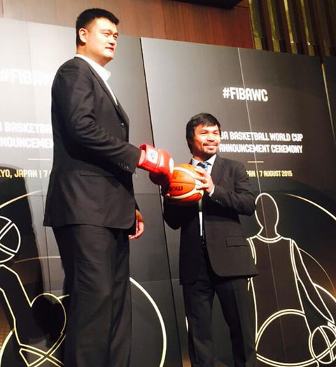 Manny Pacquiao vs Yao Ming for the 2019 FIBA World Cup