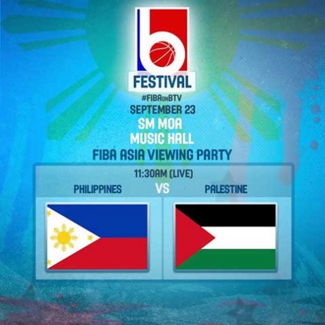 Philippines vs Palestine FIBA Asia Viewing Party