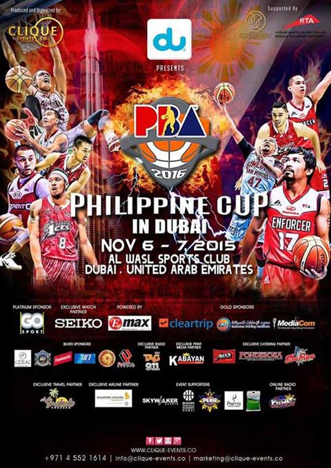 PBA Philippine Cup in Dubai