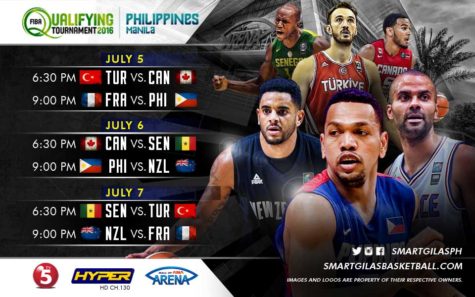 2016 FIBA Olympic Qualifying Tournament Manila Schedule