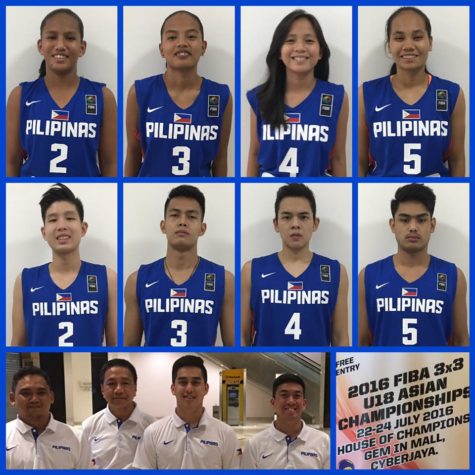 Men and Women's Philippine Team Roster for FIBA 3x3 U18 Asian Championships