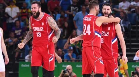 serbia croatia beat australia semis face vs