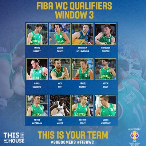 Australia Roster for 3rd window of FIBA Qualifiers
