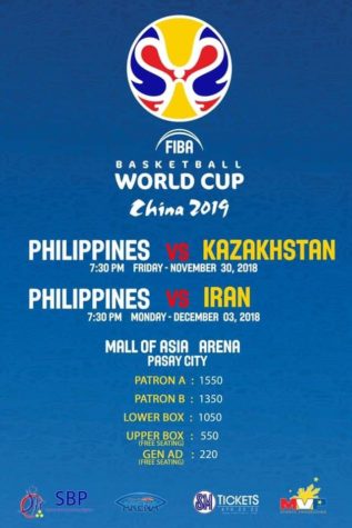 Gilas Pilipinas vs Kazakhstan and Iran Tickets