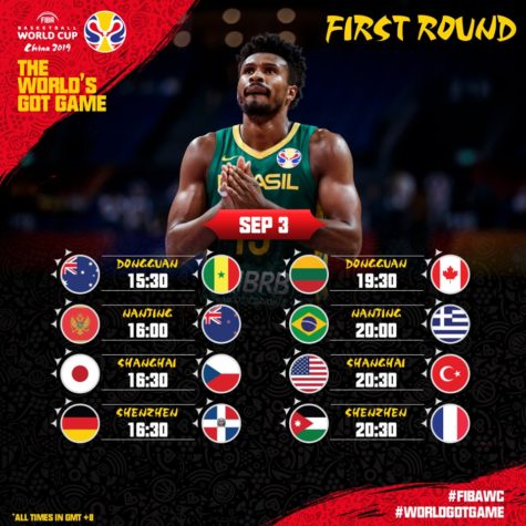2019 FIBA World Cup Day 4 Game Schedule
