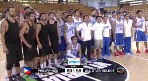 Gilas Pilipinas vs ACB All-Star Select 