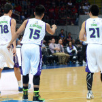 Troy Rosario, Kiefer Ravena and Jeron Teng