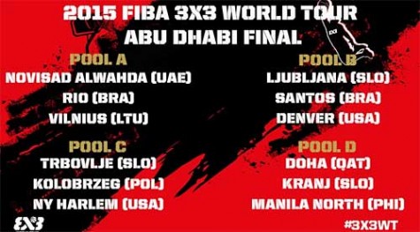 2015 FIBA 3x3 World Tour Final Abu Dhabi