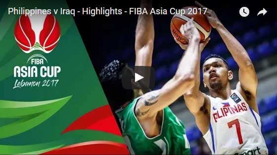 Gilas Pilipinas vs Iraq FIBA Asia Full Highlights - Gilas Pilipinas ...