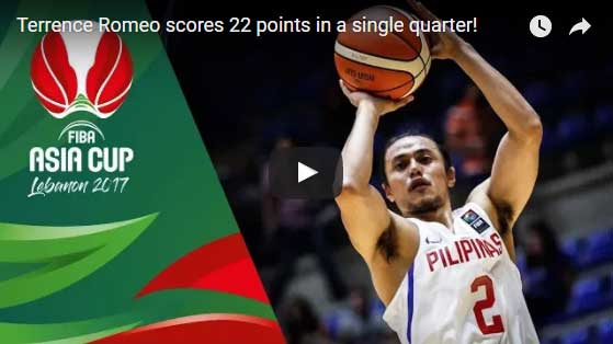 Terrence Romeo Highlights vs South Korea Video - Gilas Pilipinas Basketball