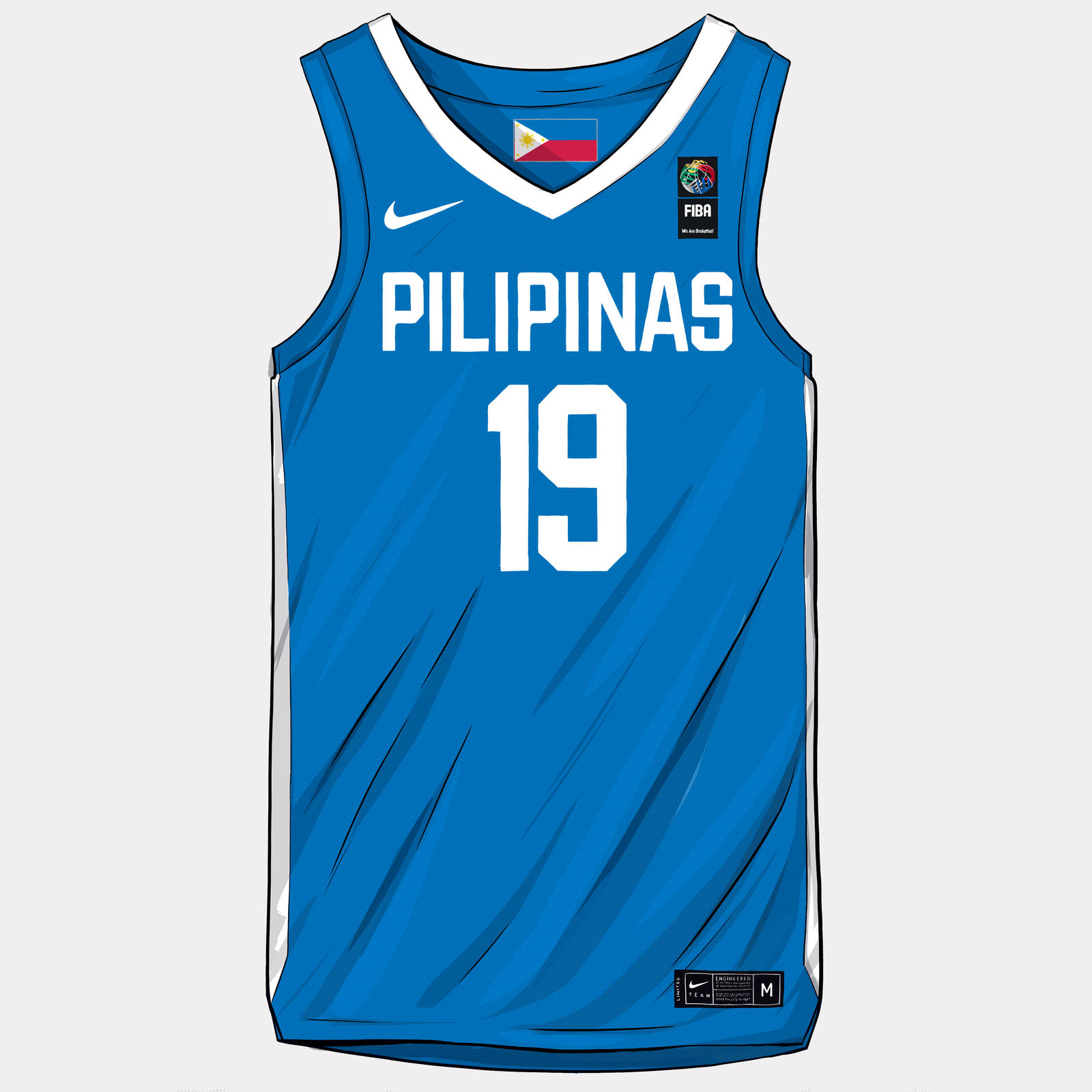 New Gilas Pilipinas Jersey for the FIBA World Cup 2019 Gilas