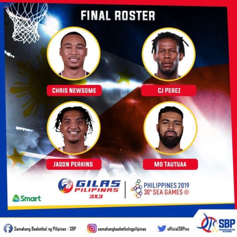 Gilas Pilipinas 3x3 Roster for 2019 SEA Games