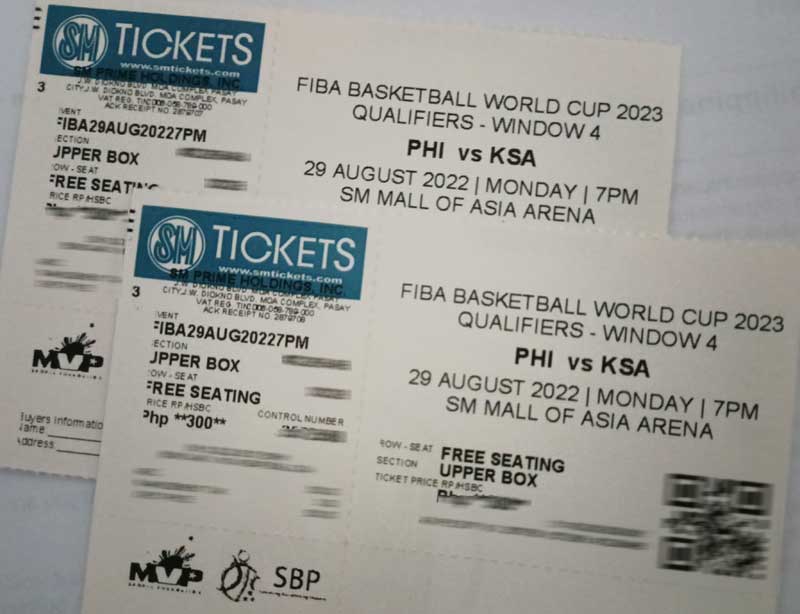 Win Tickets to Watch Gilas Pilipinas vs Saudi Arabia