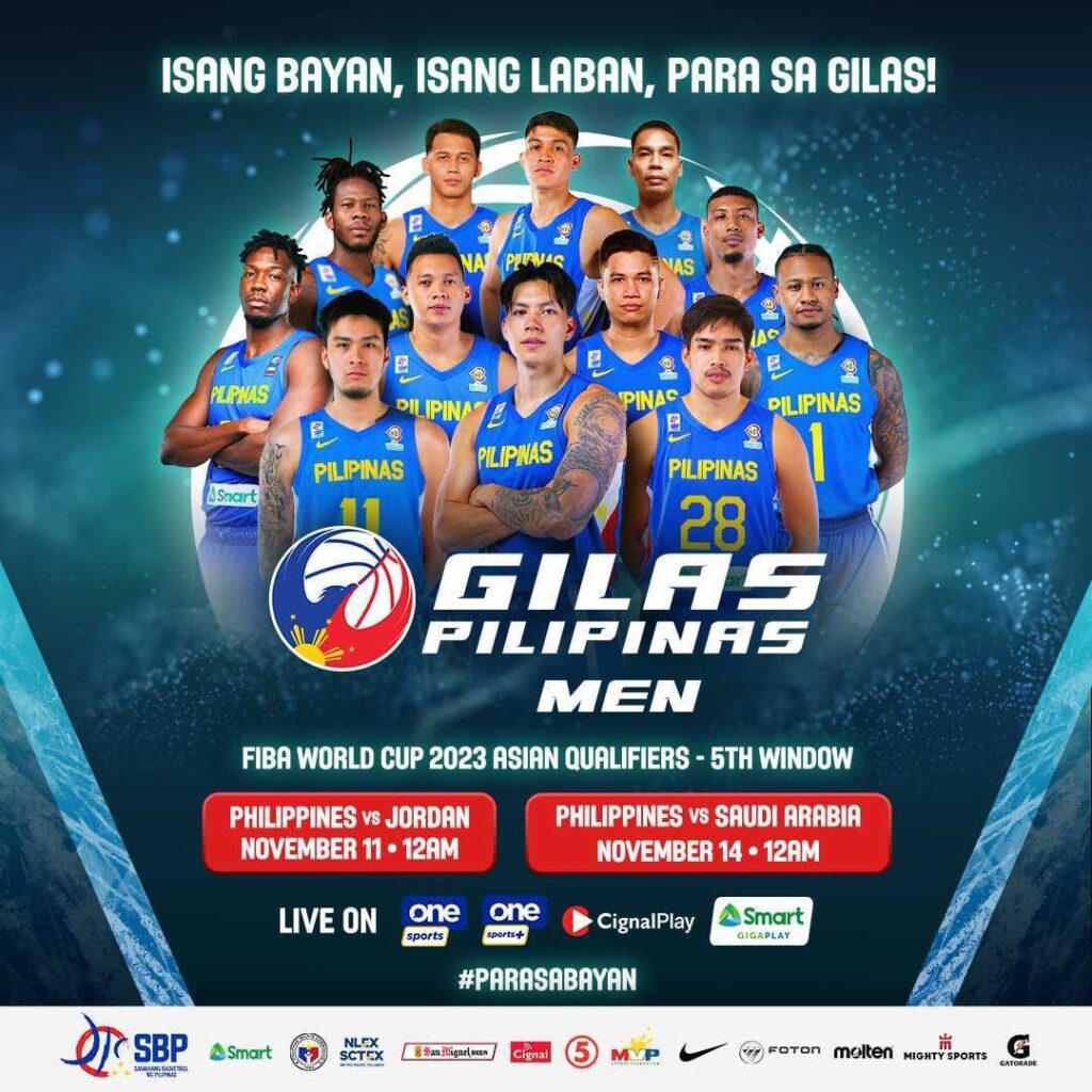 Gilas Pilipinas vs Jordan livestreaming