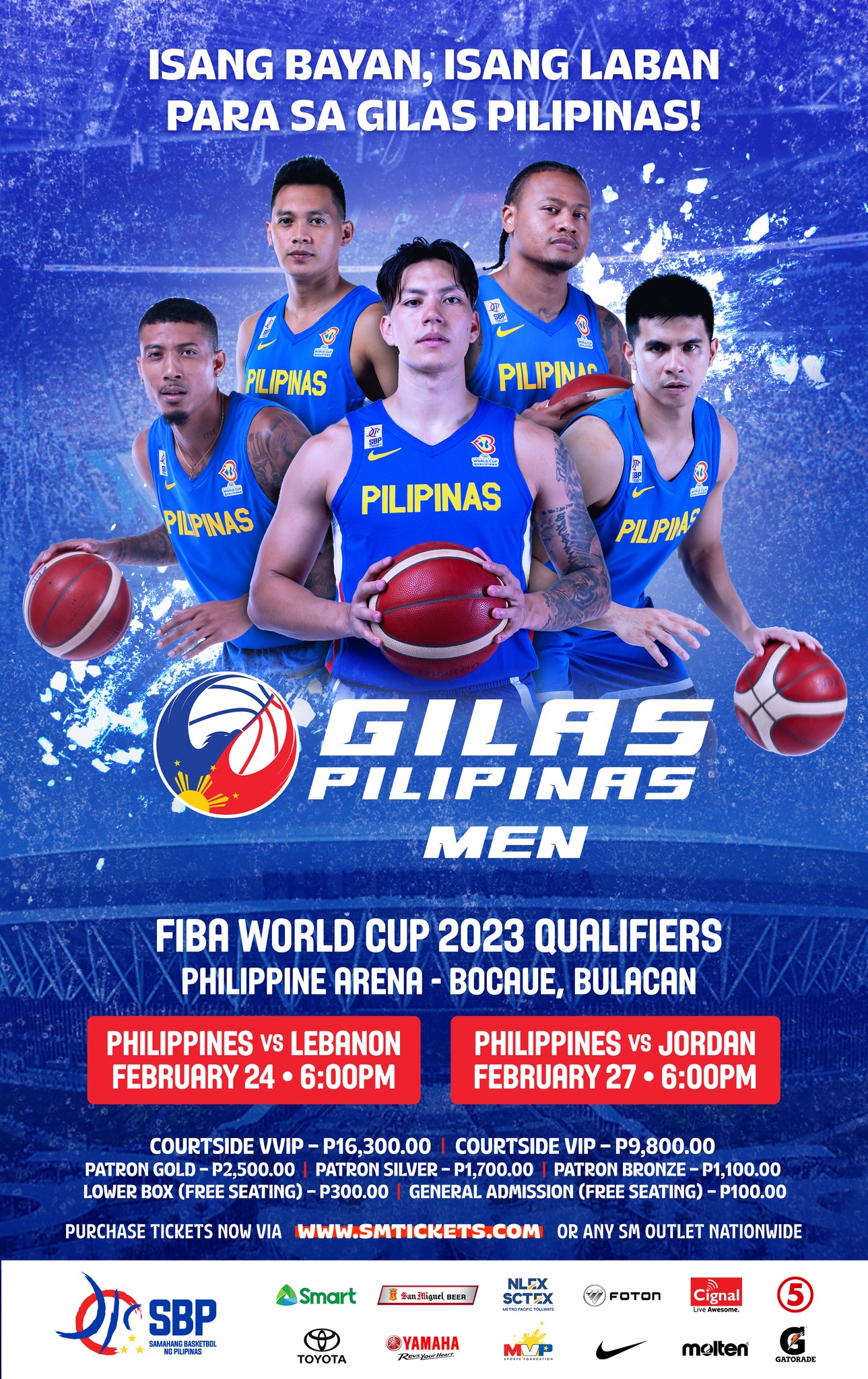 FIBA Asia Championship Smart Gilas Schedule Gilas Pilipinas Basketball