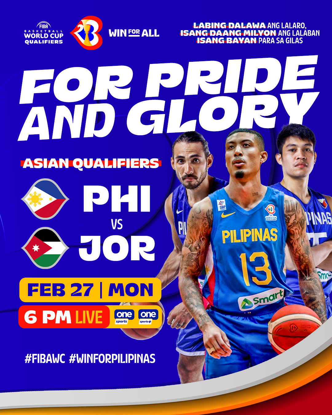 fiba asia world cup qualifiers live streaming