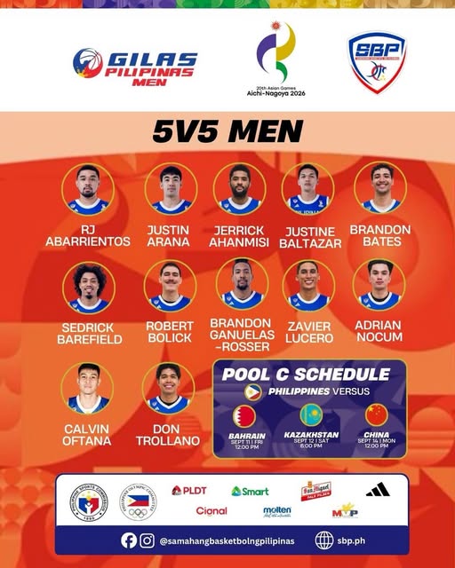 Gilas Pilipinas Asian Games 2026